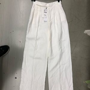 Zara Full Lenght Linen blend Pants